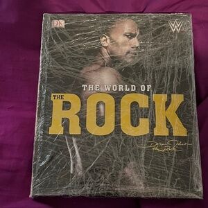 WWE The World of The Rock Hardcover Book | Brand New Collectible